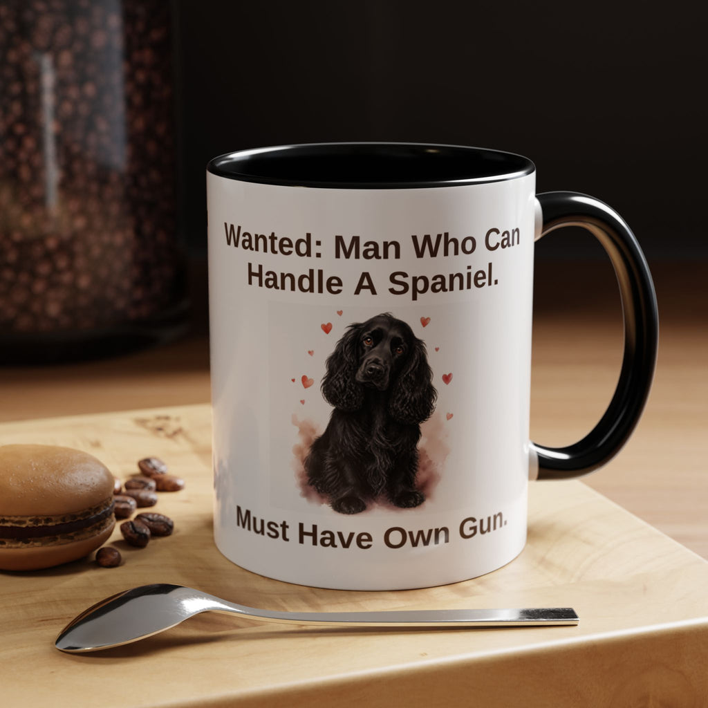 Wanted Mug - Cocker Spaniel - Black - Man