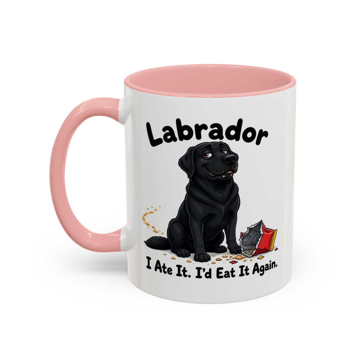 I Ate It Mug - Labrador - Black