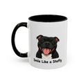 Staffy Smile Mug - Staffordshire Bull Terrier - Black