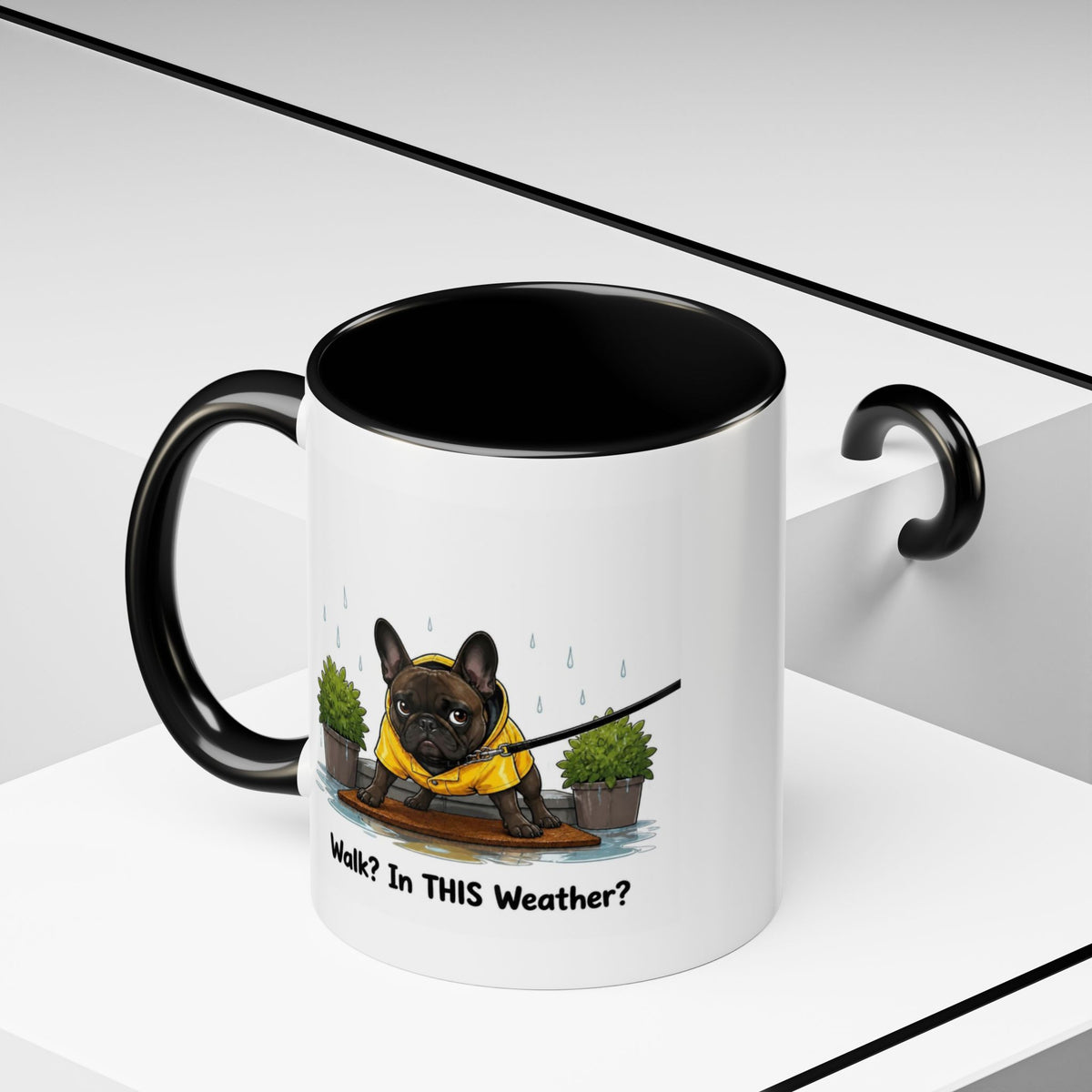 Walk Weather Mug - French Bulldog - Brindle