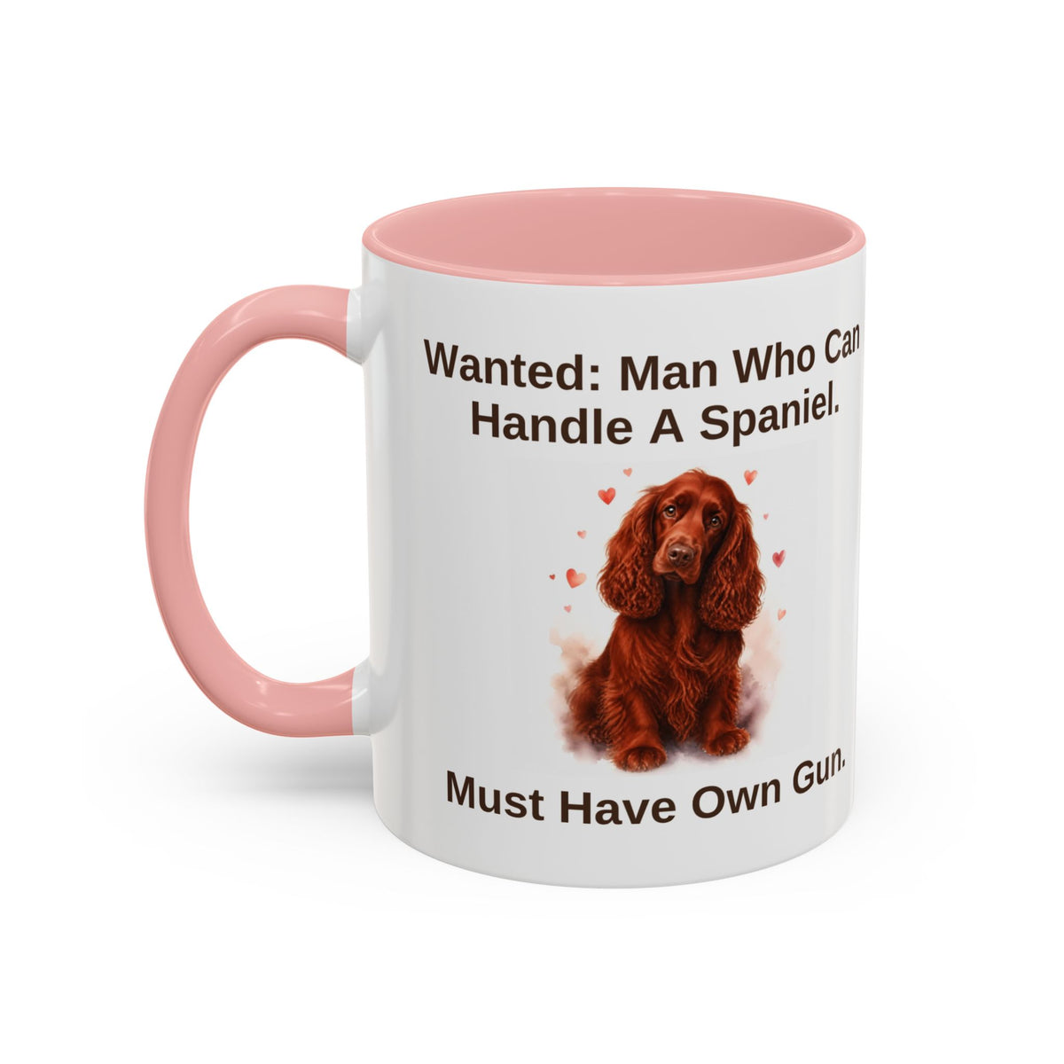 Wanted Mug - Cocker Spaniel - Red - Man
