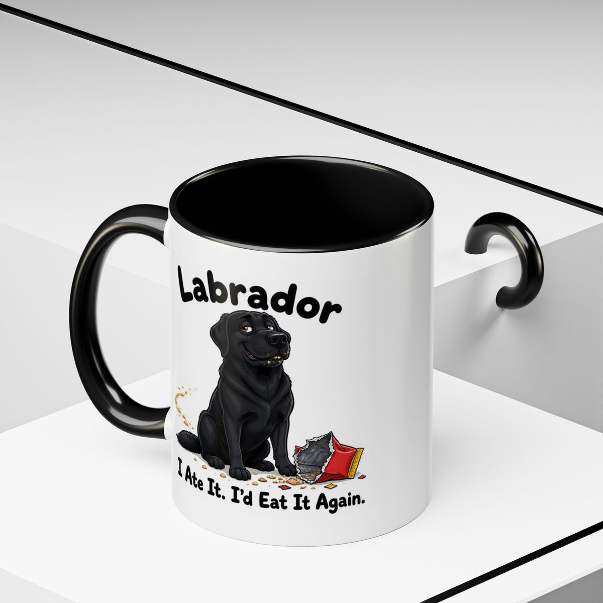 I Ate It Mug - Labrador - Black