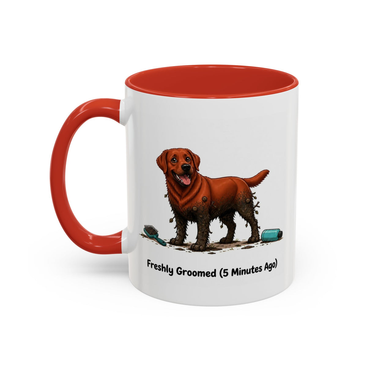 Freshly Groomed Mug - Labrador - Fox Red