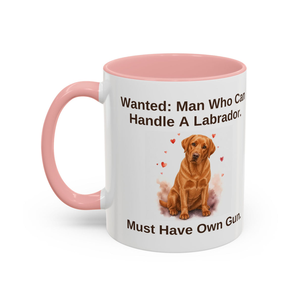 Wanted Mug - Labrador - Fox Red - Man