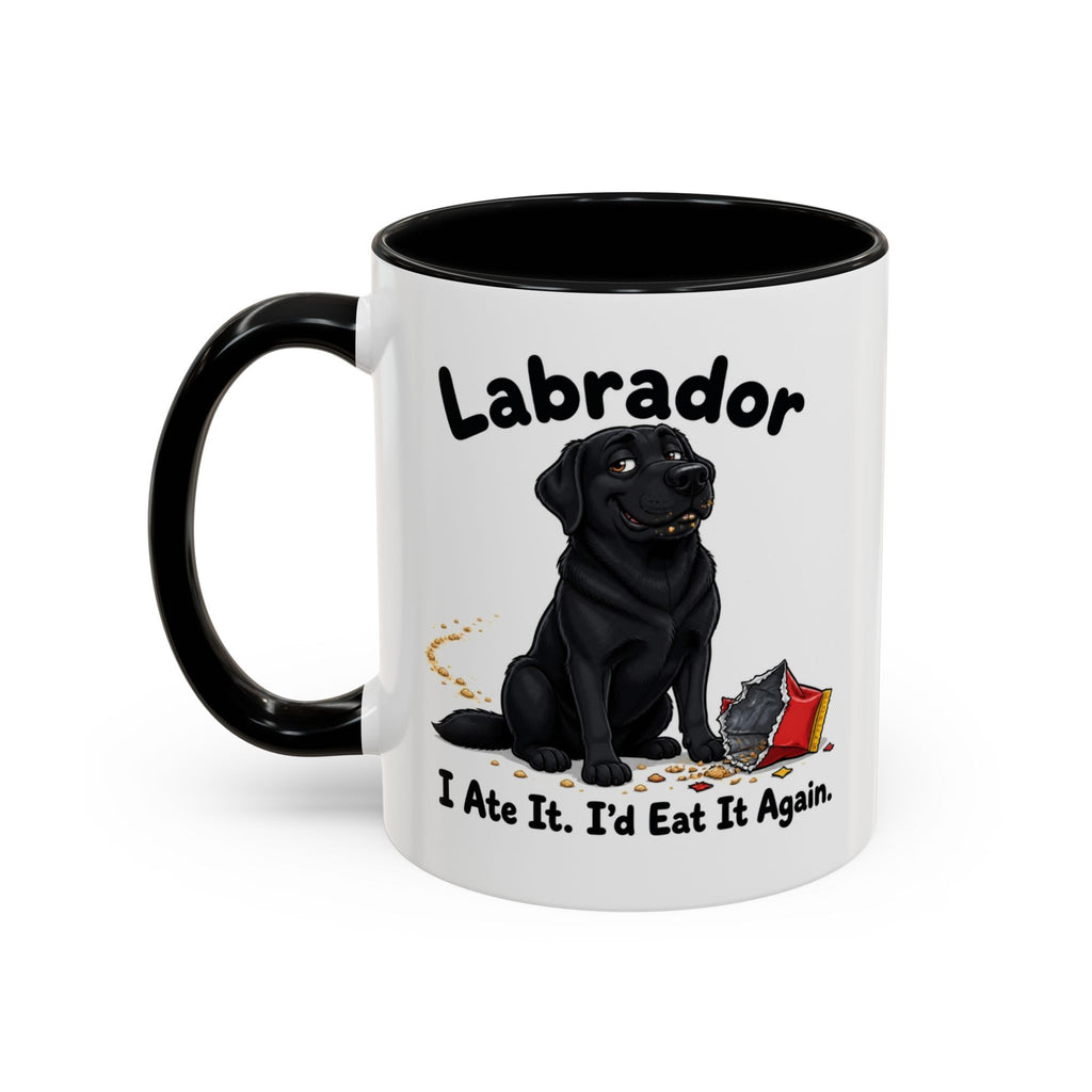 I Ate It Mug - Labrador - Black