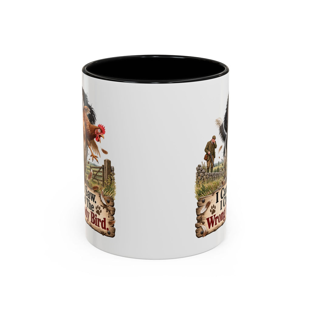 Funny Black and White Springer Spaniel Mug - I Came I Saw I Chased the Wrong Bloody Bird, Gundog Gift, Shooting Dog Mug, 11oz