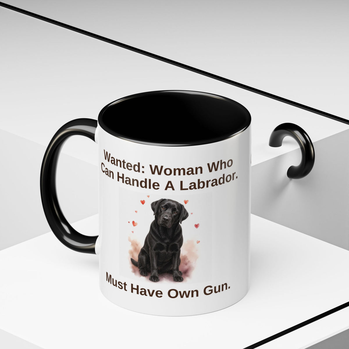Wanted Mug - Labrador - Black - Woman