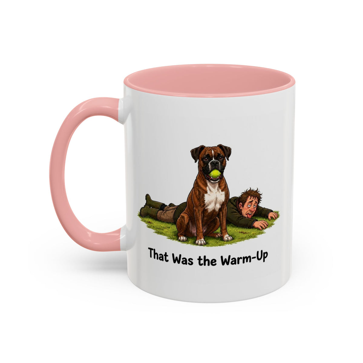 Warm-Up Mug - Boxer - Brindle - Man