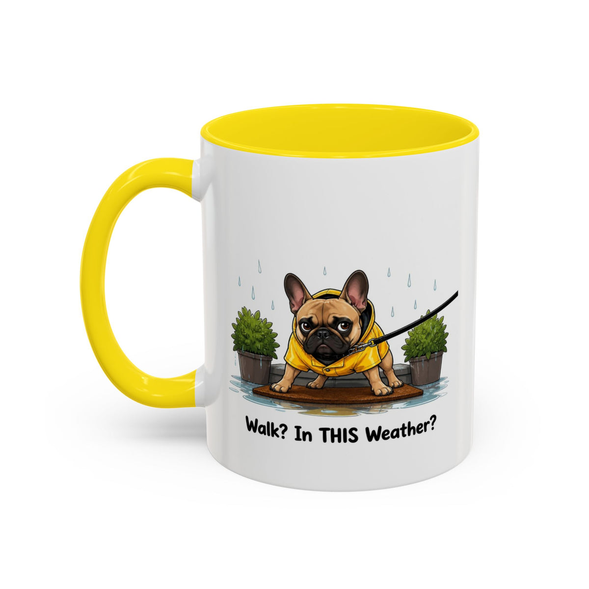 Walk Weather Mug - French Bulldog - Fawn