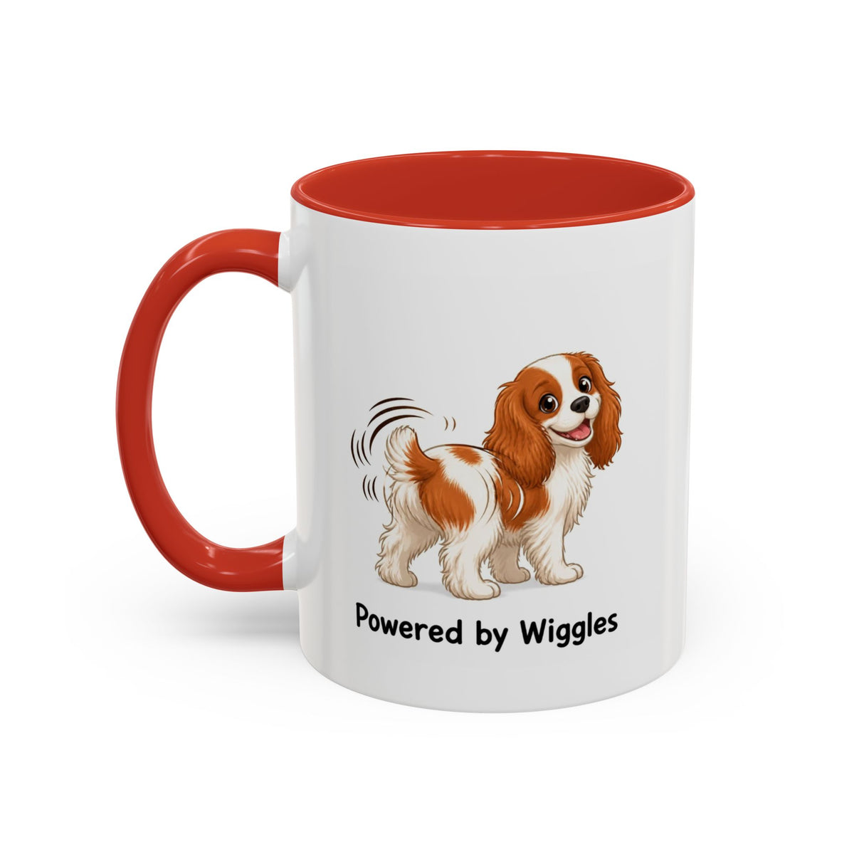 Powered by Wiggles Mug - Cavalier King Charles Spaniel - Blenheim