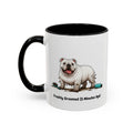 Freshly Groomed Mug - Bulldog - White