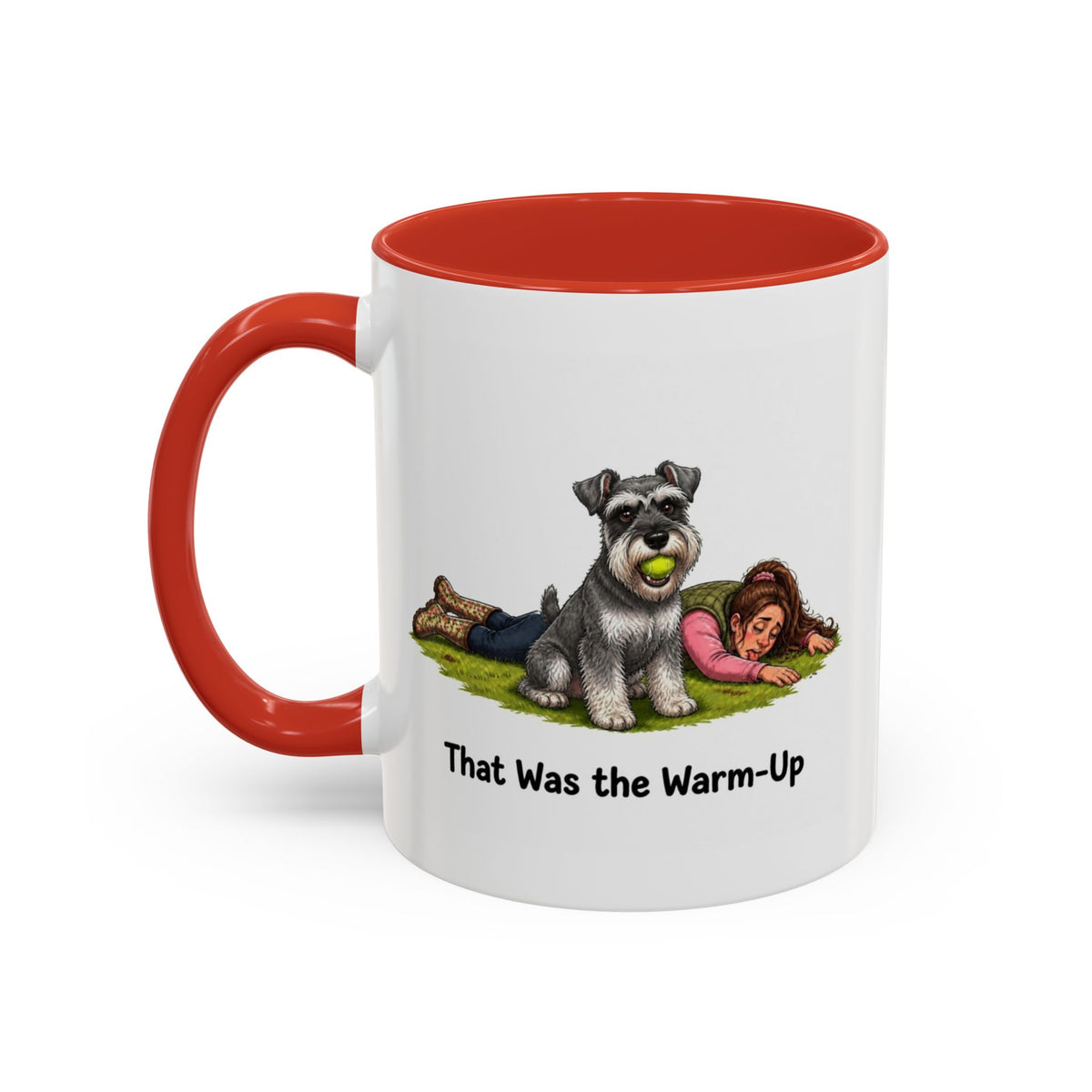 Warm-Up Mug - Miniature Schnauzer - Salt & Pepper - Woman