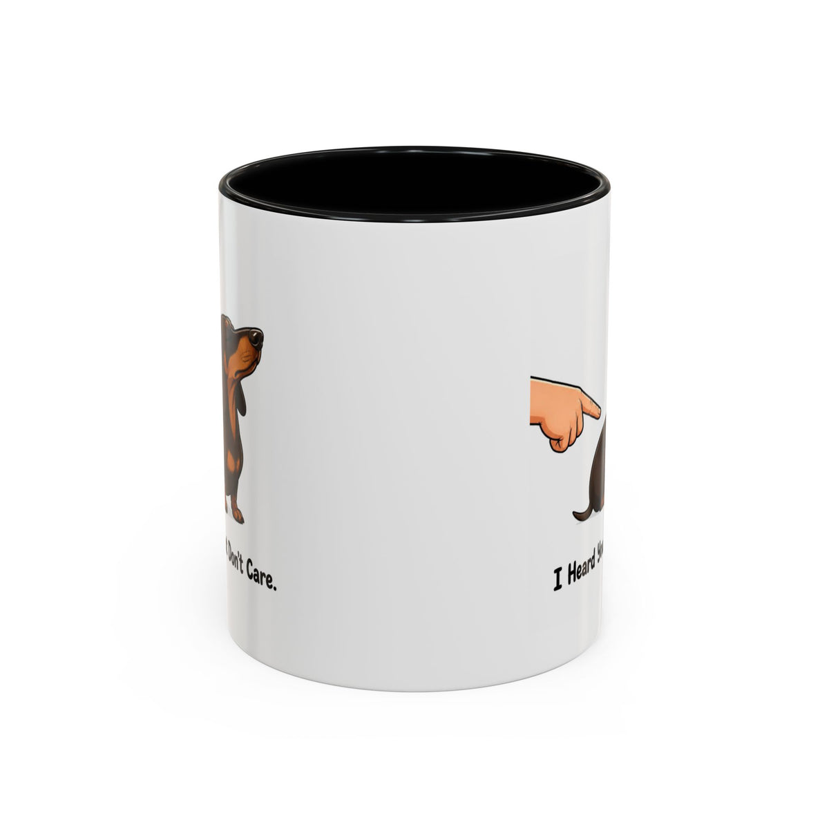 I Heard You Mug - Dachshund - Chocolate & Tan