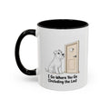 I Go Where You Go Mug - Miniature Schnauzer - White