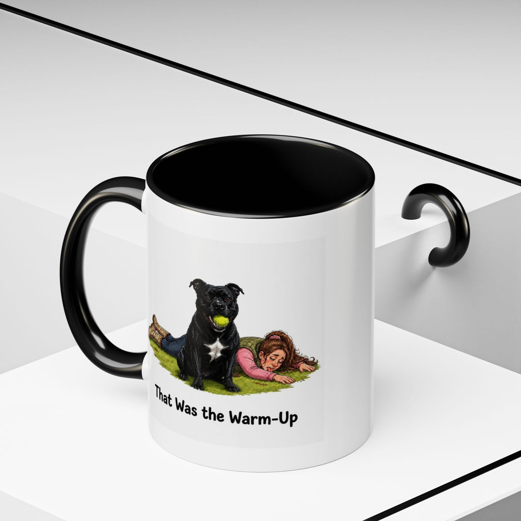 Warm-Up Mug - Staffordshire Bull Terrier - Black - Woman