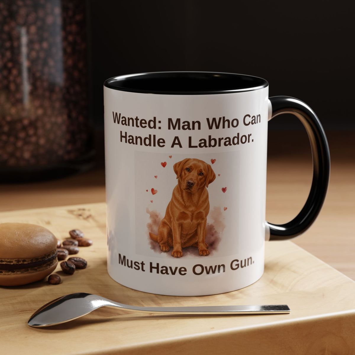 Wanted Mug - Labrador - Fox Red - Man