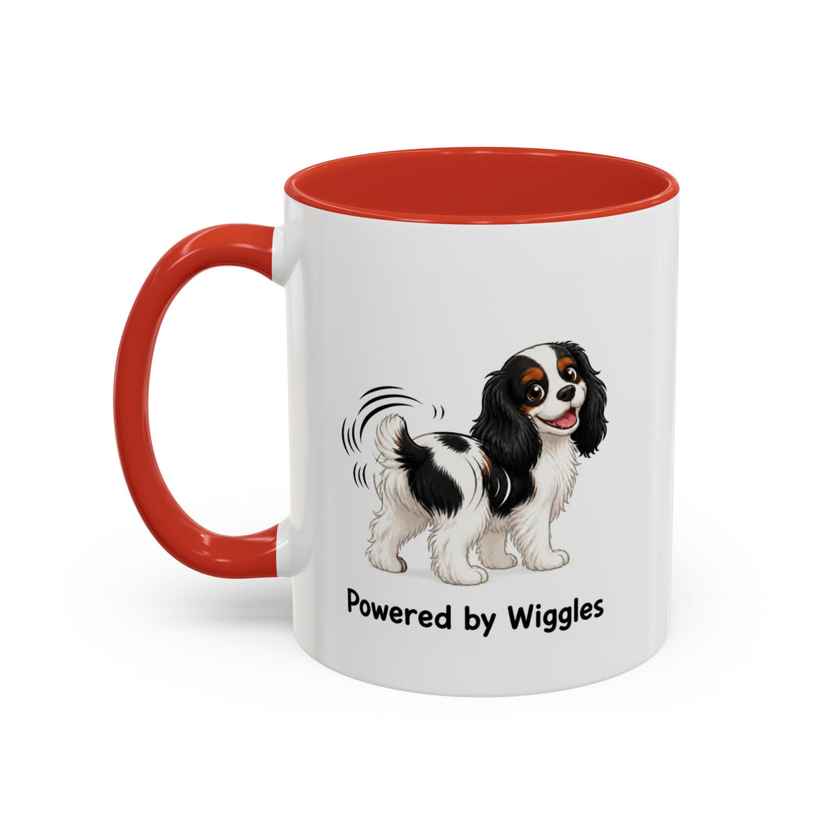 Powered by Wiggles Mug - Cavalier King Charles Spaniel - Tricolour