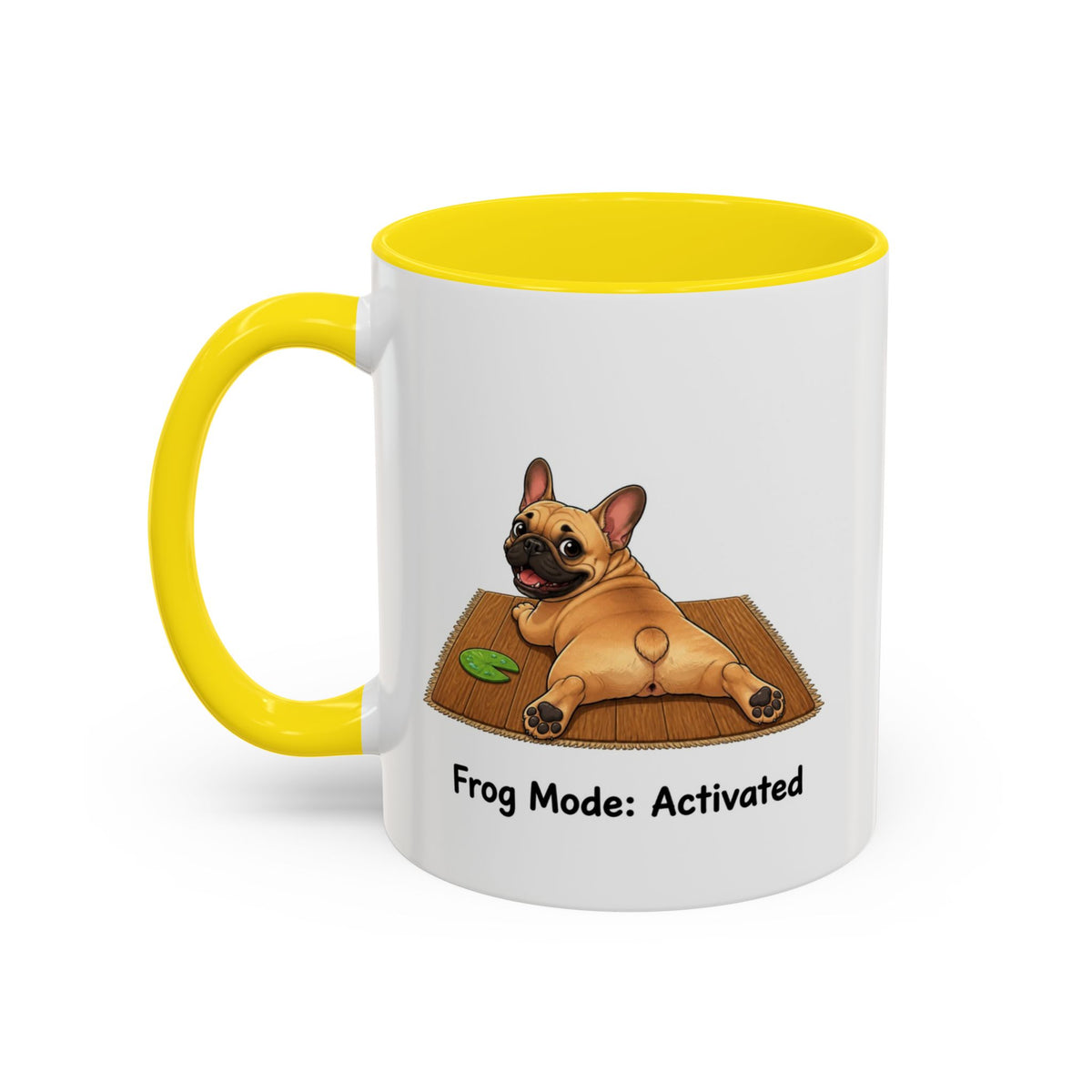 Frog Mode Mug - French Bulldog - Fawn
