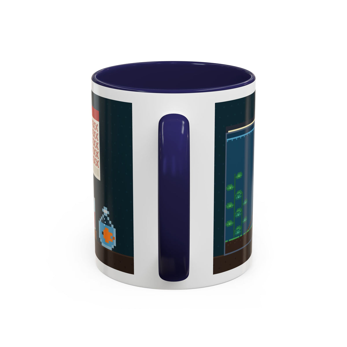 Nitrogen Cycle Coffee pixel art aquarium mug, 11oz ceramic – view 12