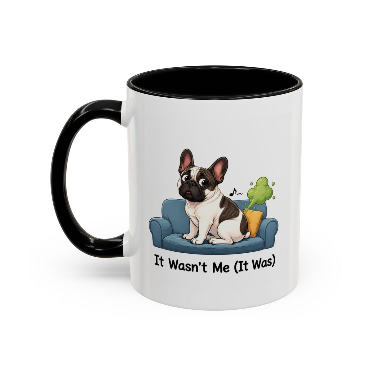It Wasn't Me Mug - French Bulldog - Pied
