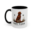 Funny Red Setter Mug - Highly Trained Occasionally, Gundog Owner Gift, Shooting Dog Lover Coffee Mug, 11oz