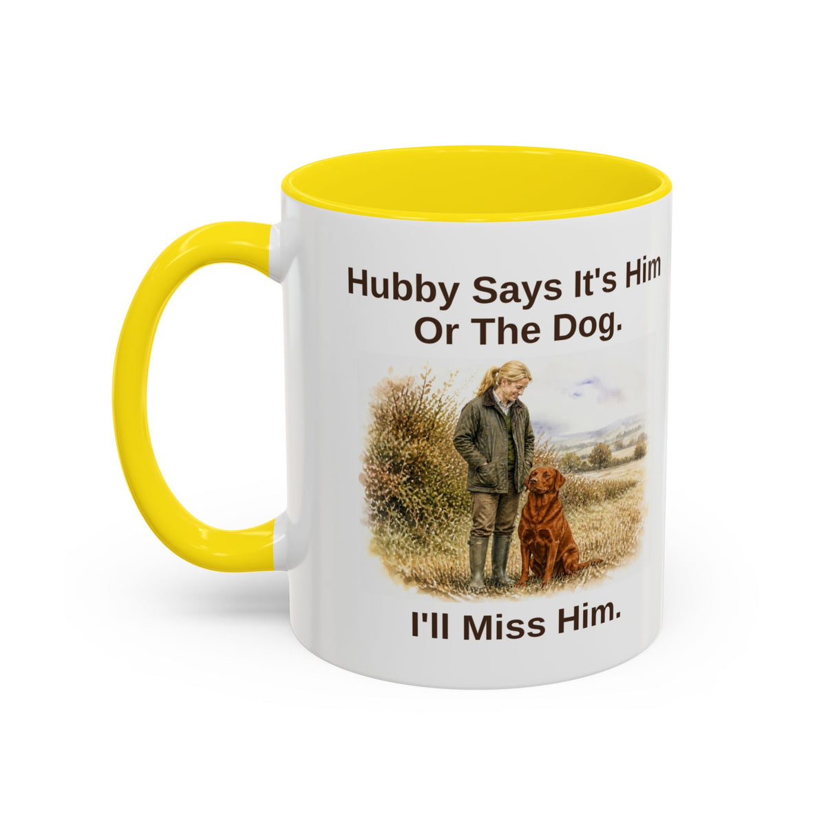 Hubby Says Mug - Labrador - Fox Red - Blonde