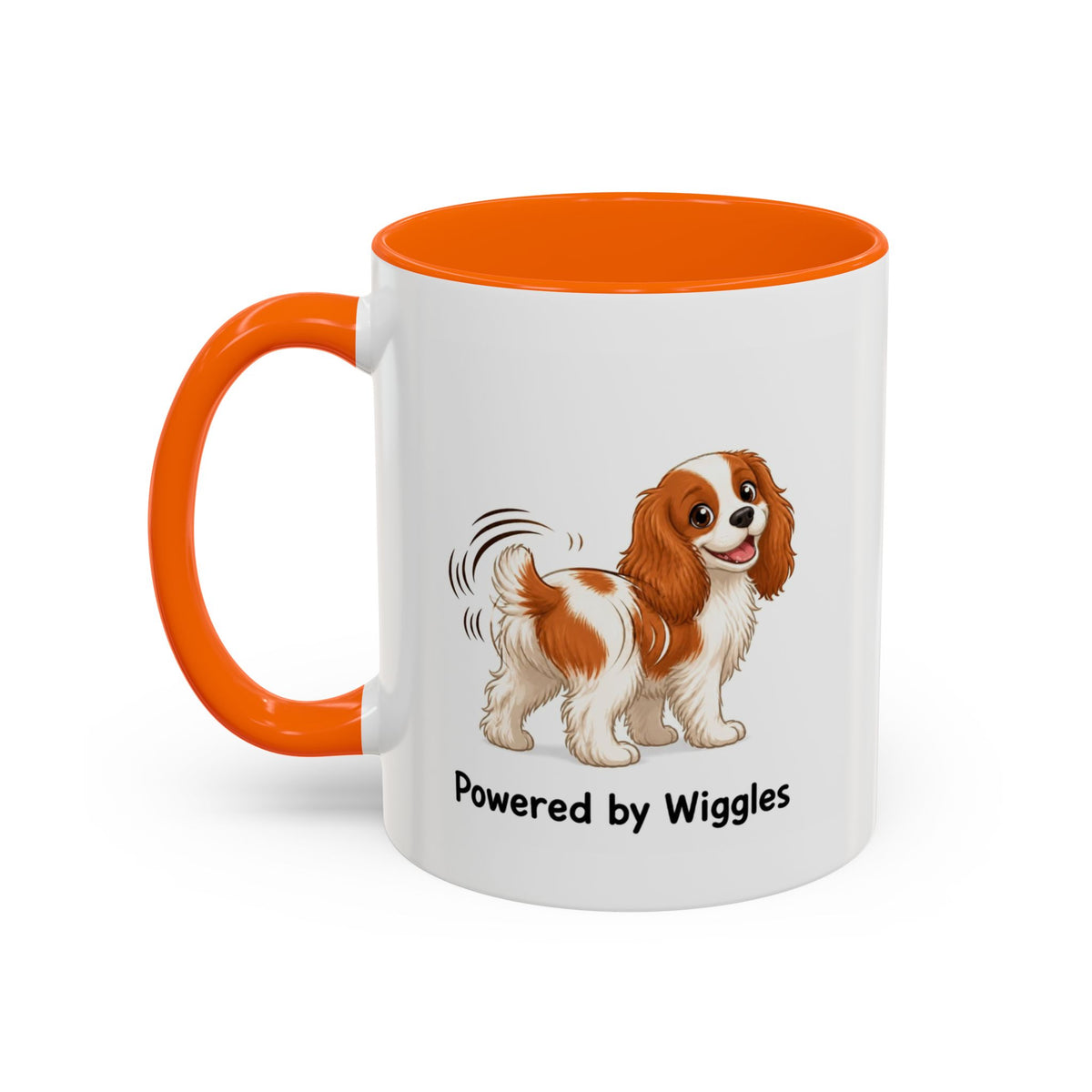 Powered by Wiggles Mug - Cavalier King Charles Spaniel - Blenheim