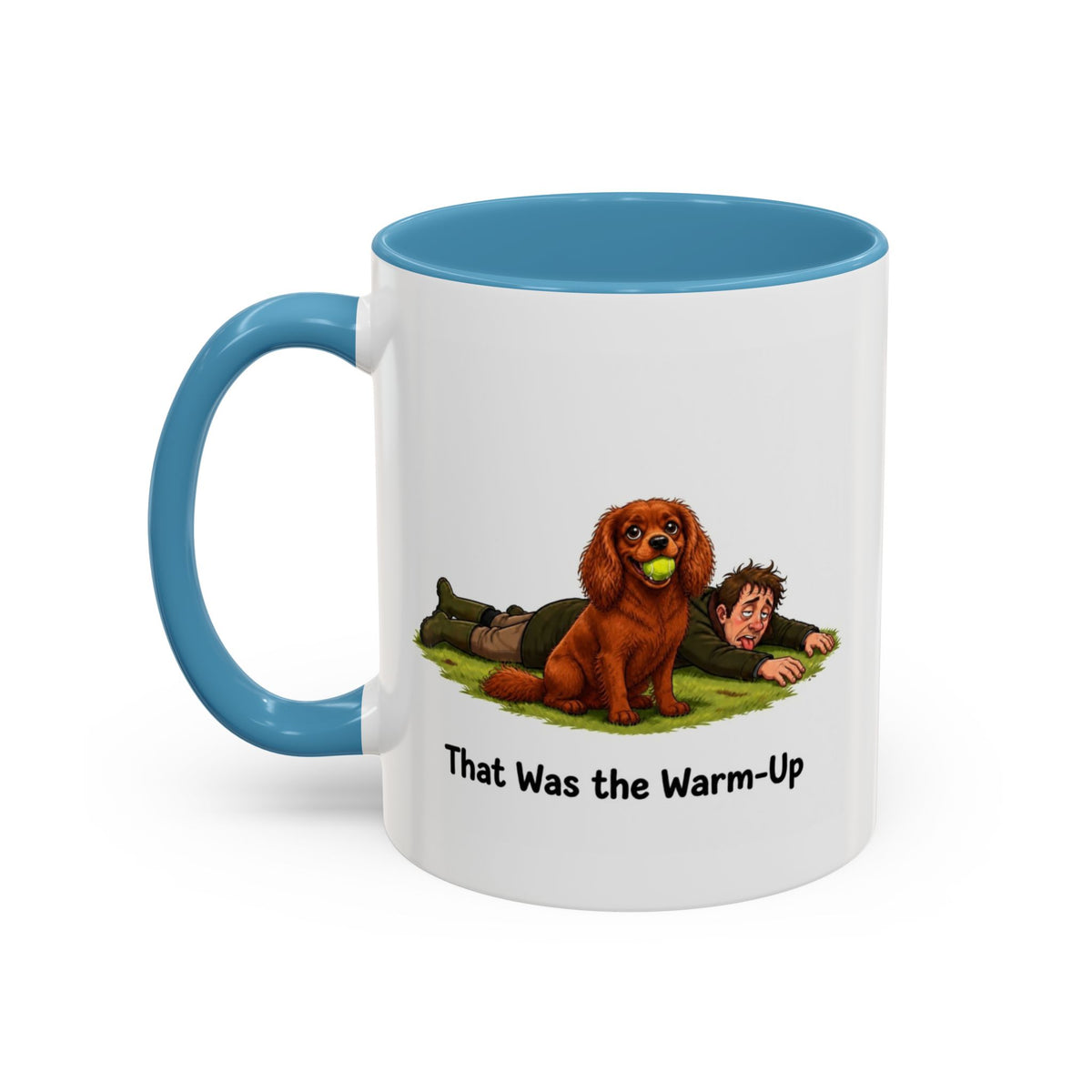 Warm-Up Mug - Cavalier King Charles Spaniel - Ruby - Man