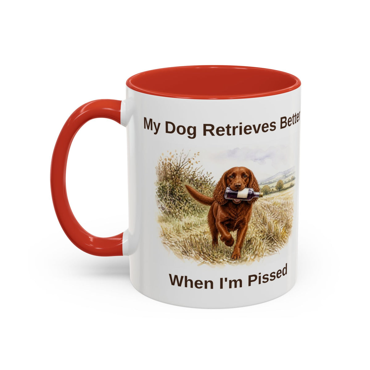 Retrieves Better Mug - Cocker Spaniel - Red