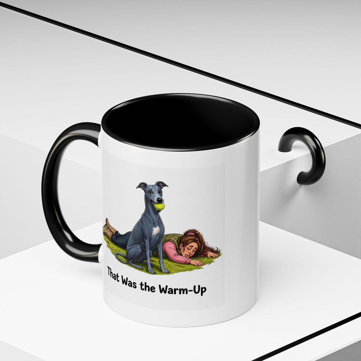 Warm-Up Mug - Whippet - Blue - Woman