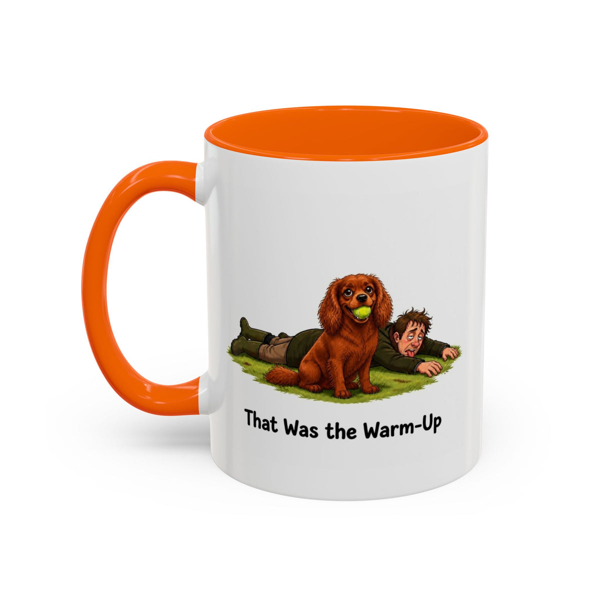 Warm-Up Mug - Cavalier King Charles Spaniel - Ruby - Man