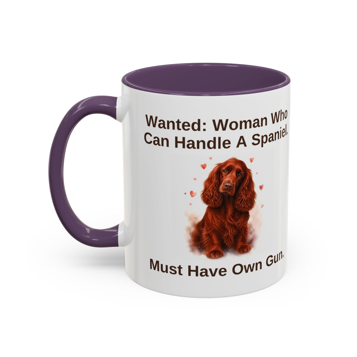Wanted Mug - Cocker Spaniel - Red - Woman