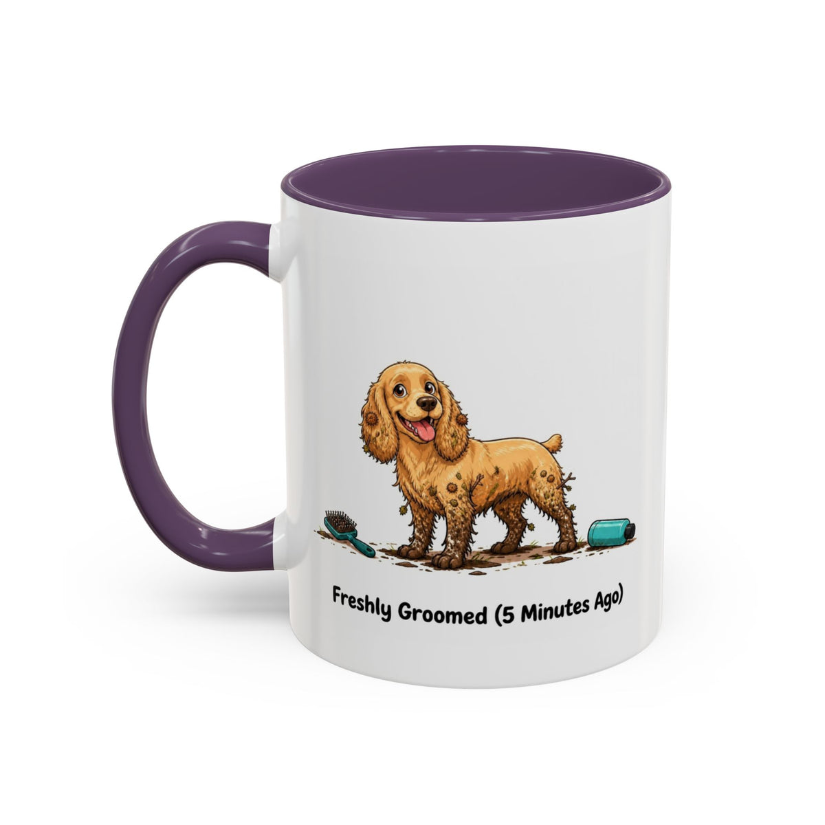 Freshly Groomed Mug - Cocker Spaniel - Yellow (Golden)
