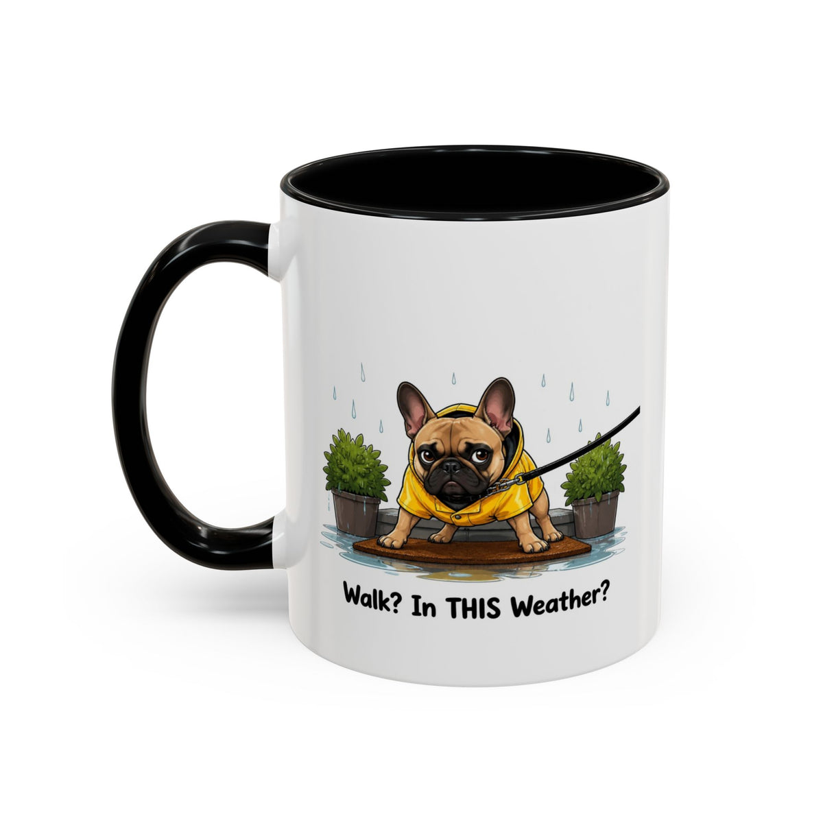 Walk Weather Mug - French Bulldog - Fawn