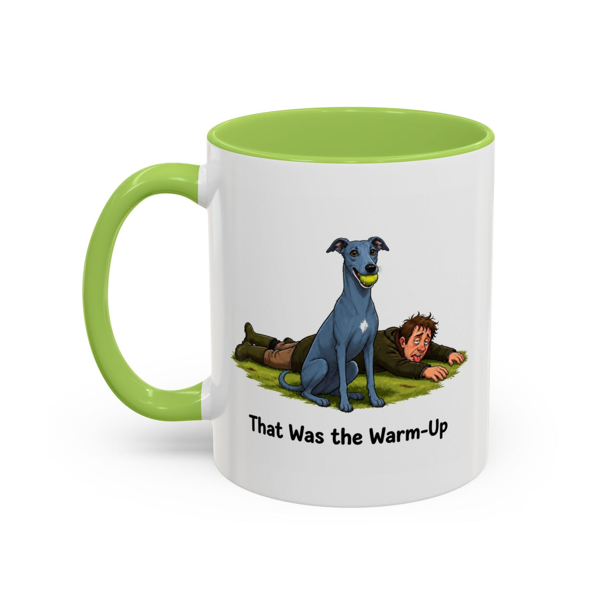 Warm-Up Mug - Whippet - Blue - Man