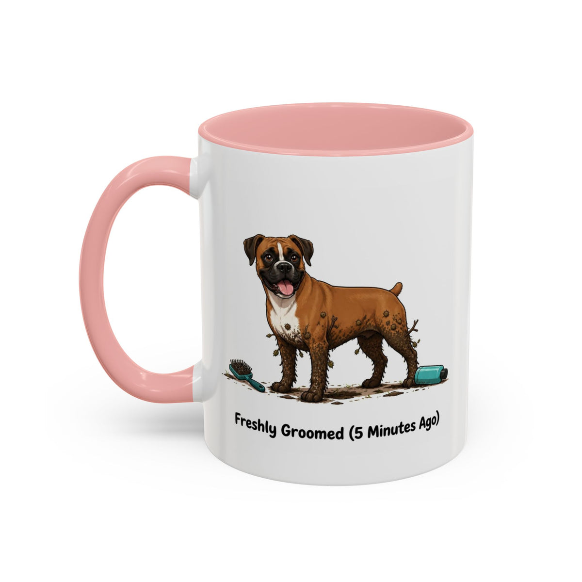 Freshly Groomed Mug - Boxer - Fawn