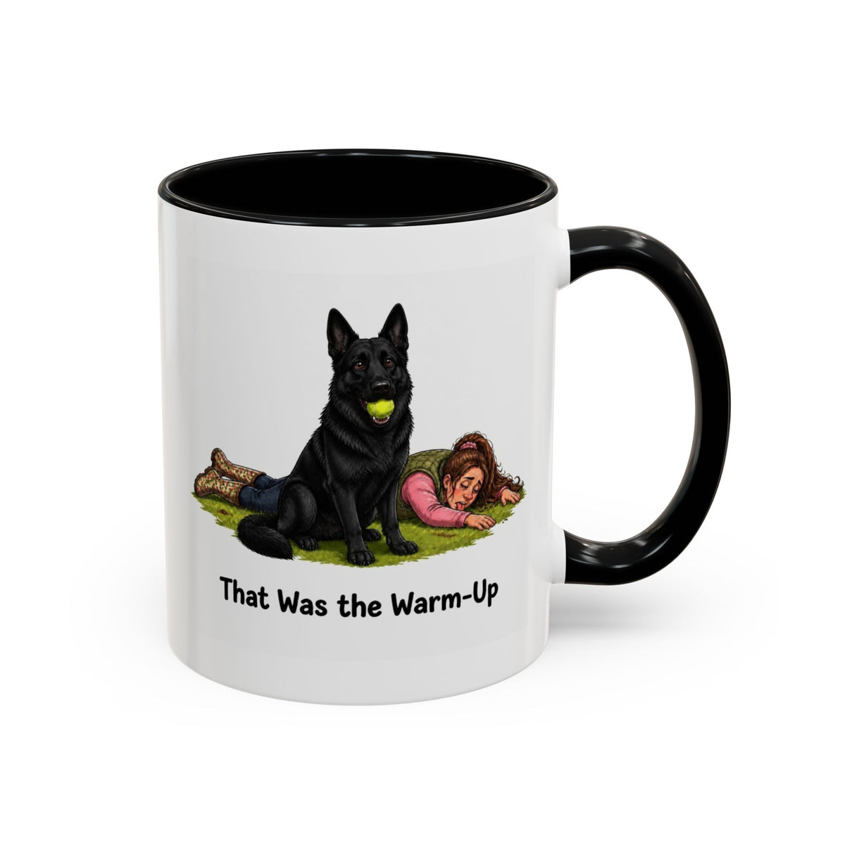 Warm-Up Mug - German Shepherd - Black - Woman