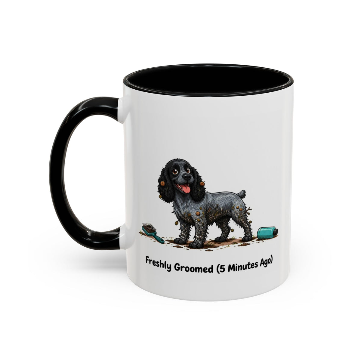 Freshly Groomed Mug - Cocker Spaniel - Blue Roan