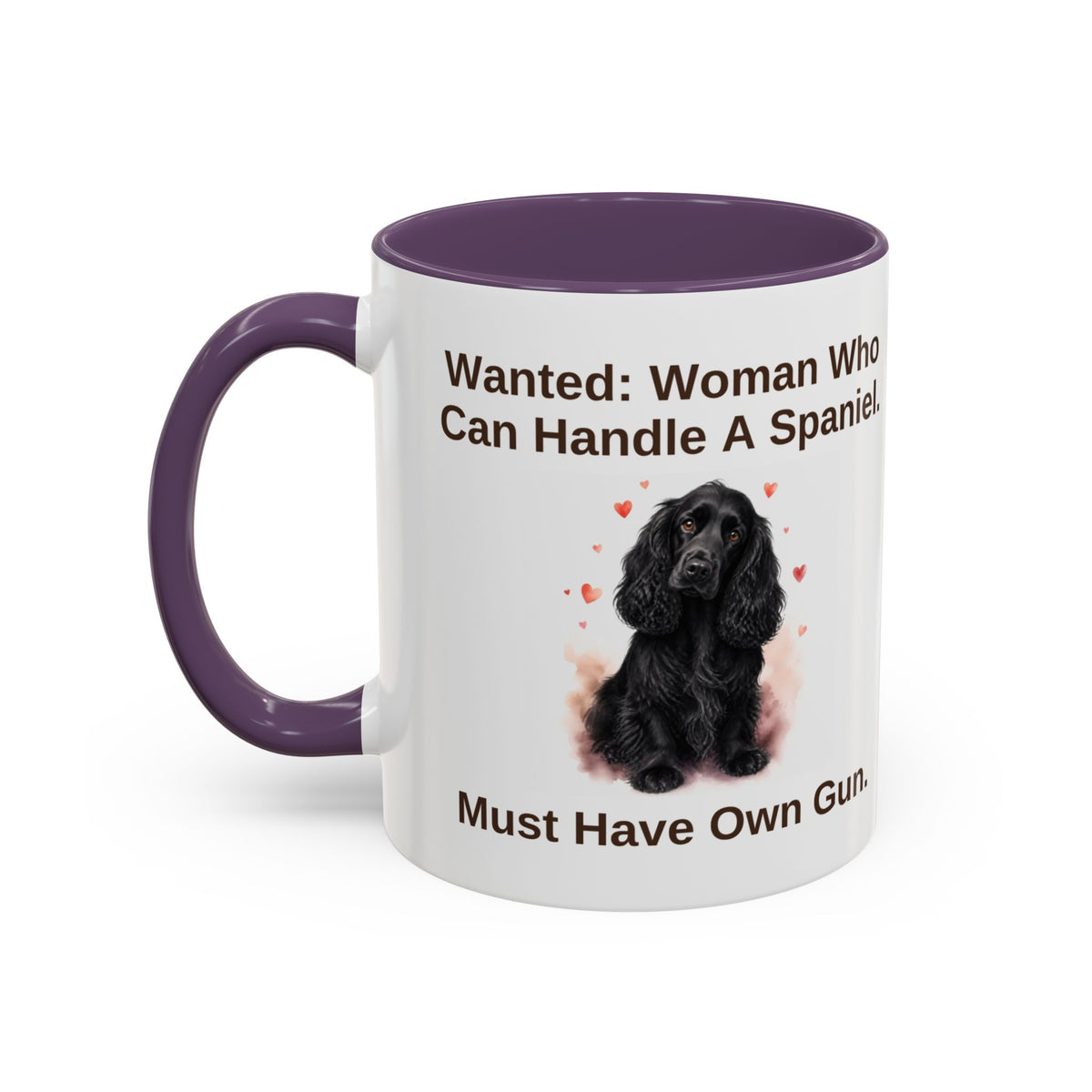 Wanted Mug - Cocker Spaniel - Black - Woman