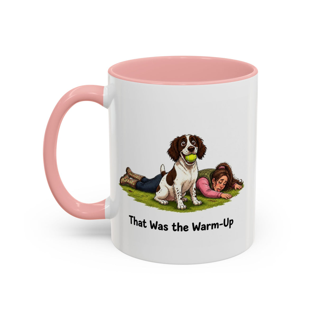 Warm-Up Mug - Springer Spaniel - Liver & White - Woman