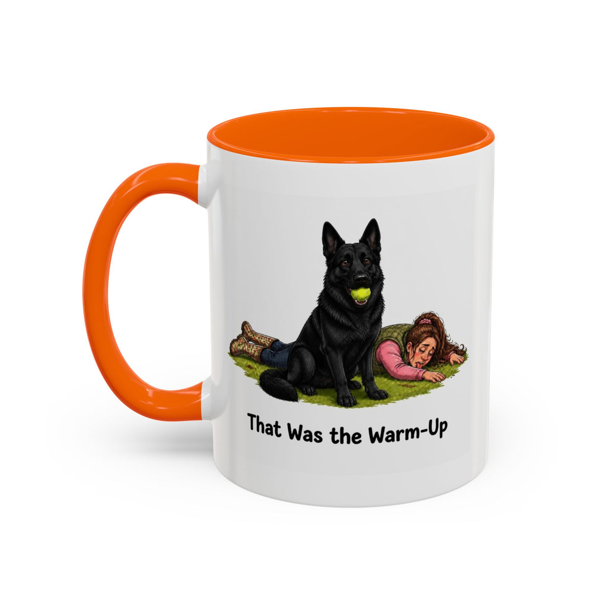 Warm-Up Mug - German Shepherd - Black - Woman