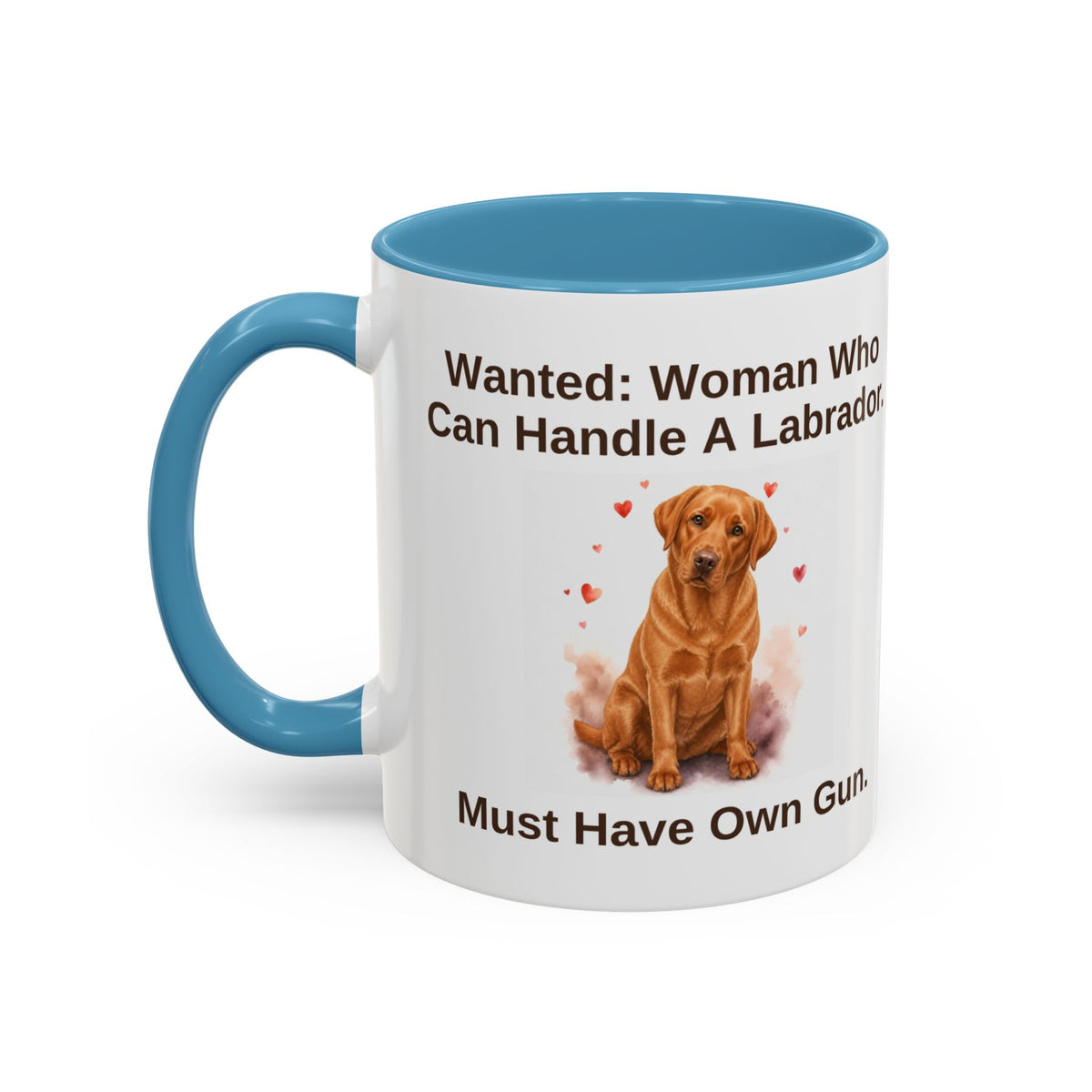 Wanted Mug - Labrador - Fox Red - Woman