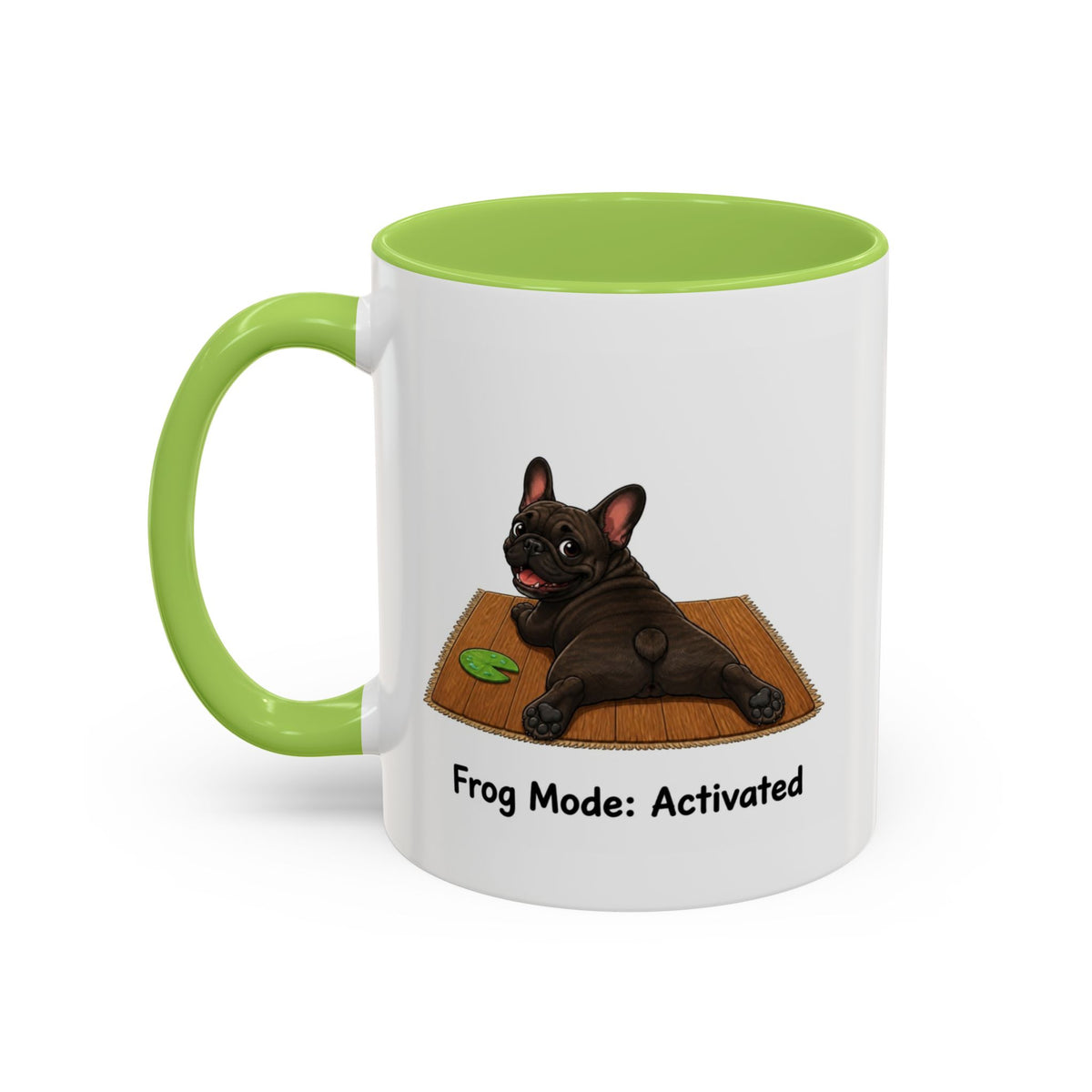 Frog Mode Mug - French Bulldog - Brindle