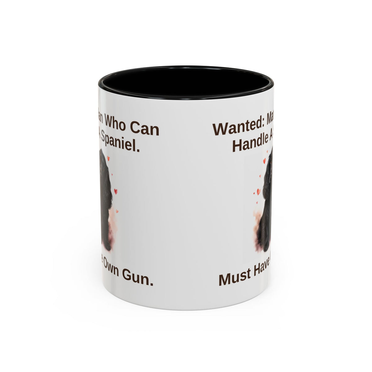 Wanted Mug - Cocker Spaniel - Black - Man
