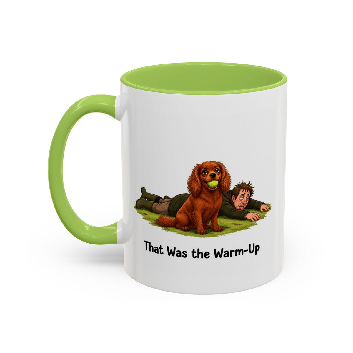 Warm-Up Mug - Cavalier King Charles Spaniel - Ruby - Man
