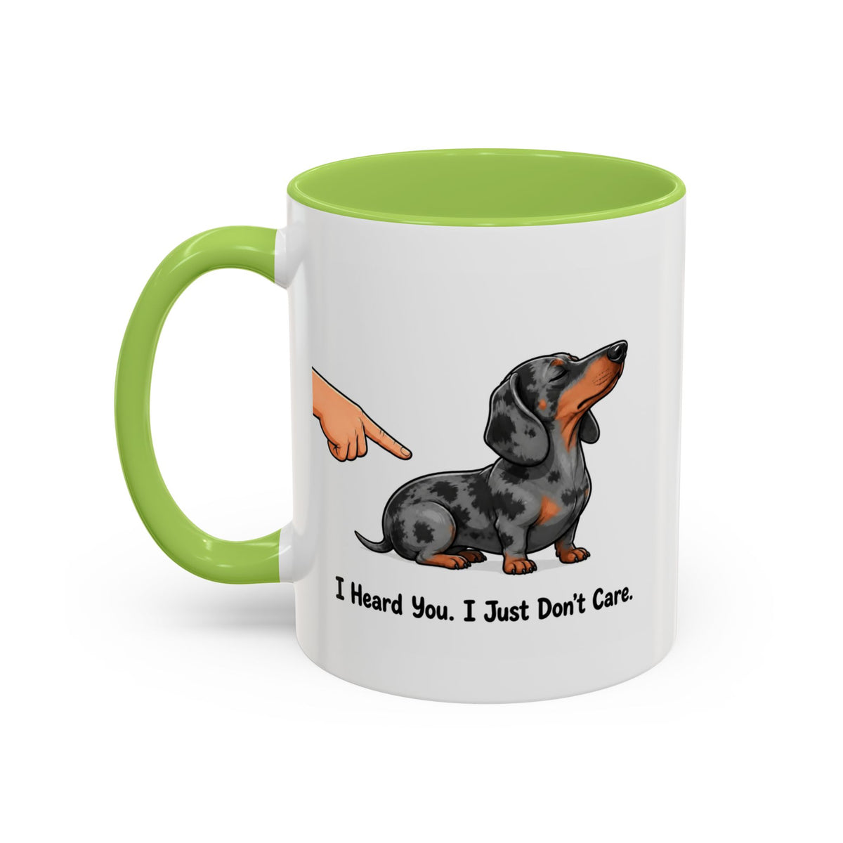 I Heard You Mug - Dachshund - Dapple