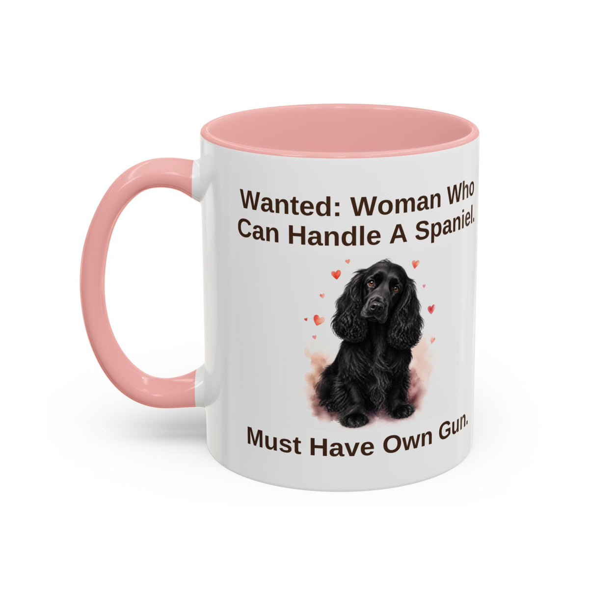 Wanted Mug - Cocker Spaniel - Black - Woman