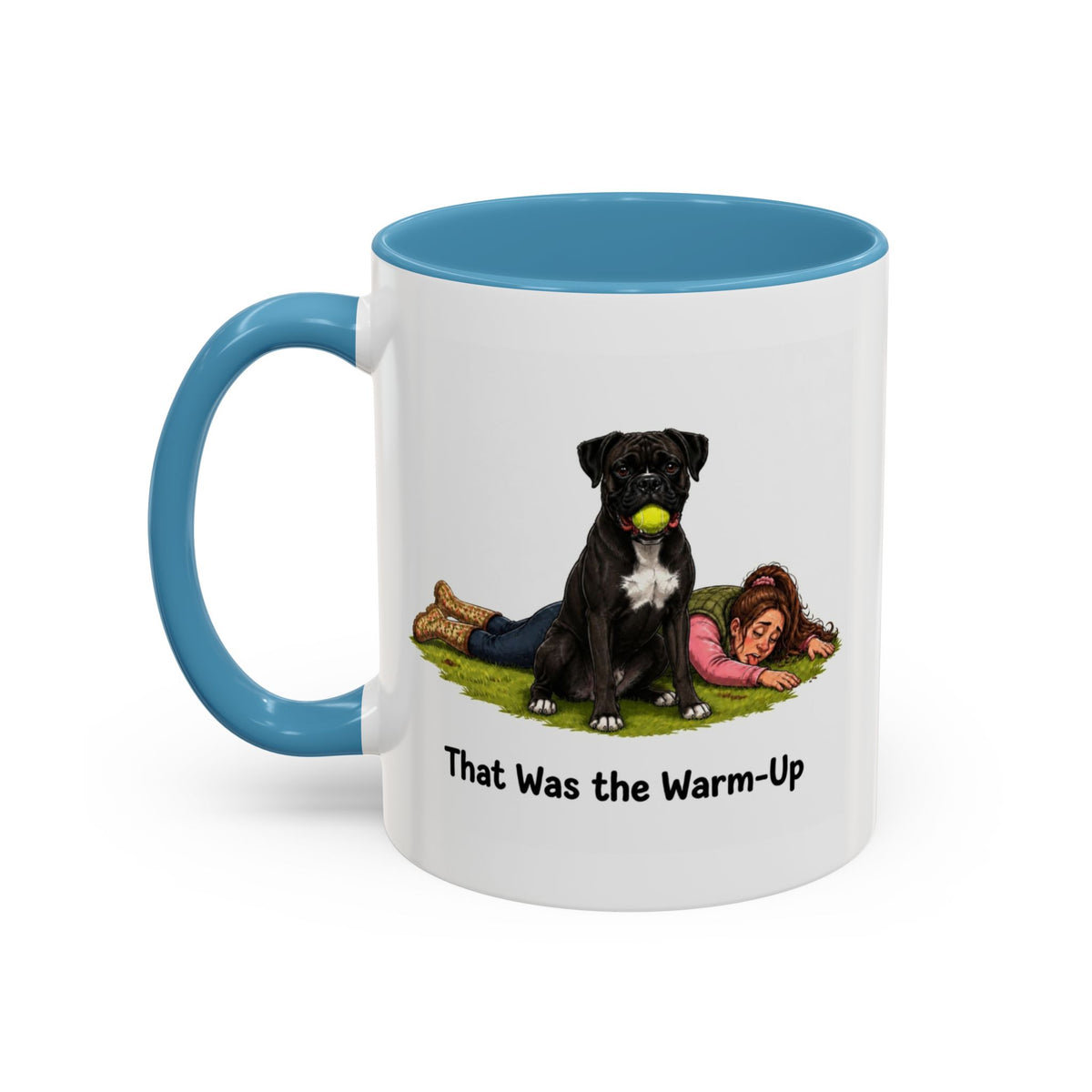 Warm-Up Mug - Boxer - Reverse Brindle - Woman