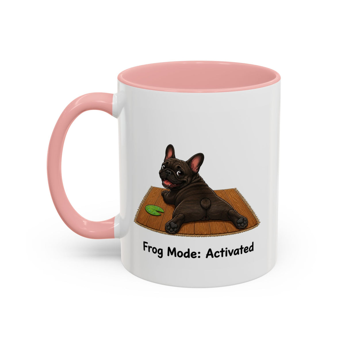 Frog Mode Mug - French Bulldog - Brindle