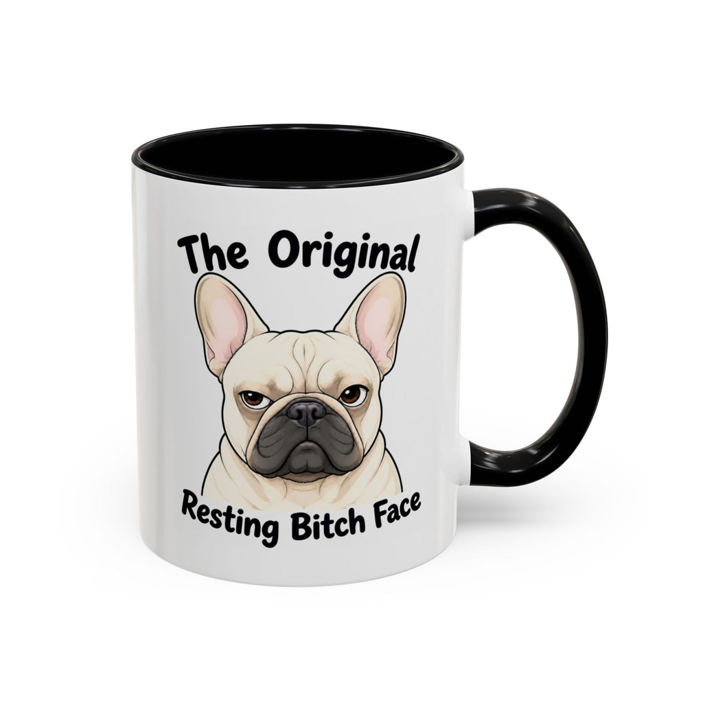 Resting Bitch Face Mug - French Bulldog - Cream